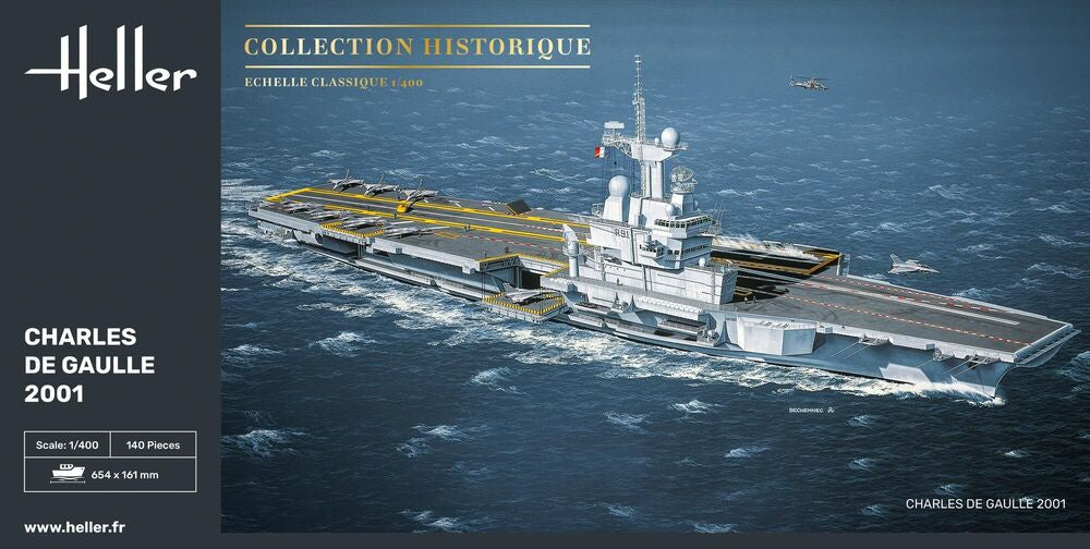 HELLER 81072 MAQUETTE CHARLES DE GAULLE 1/400