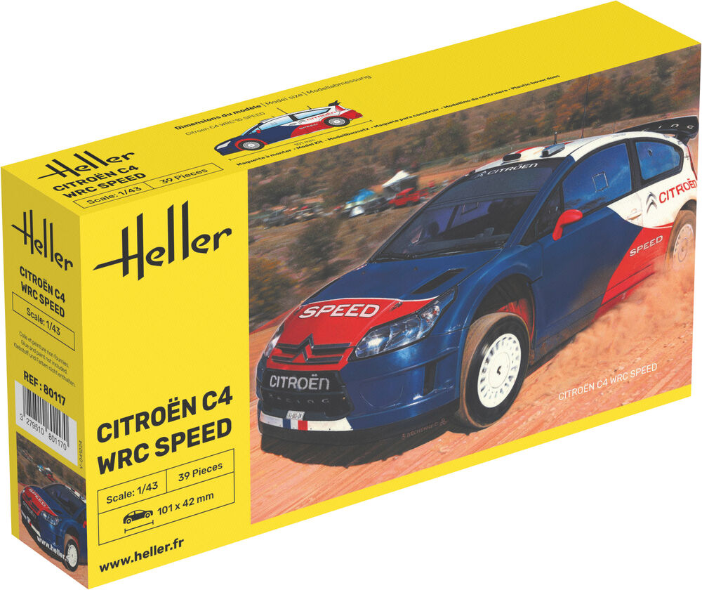 HELLER 80117 MAQUETTE CITROËN C4 WRC SPEED 1/43