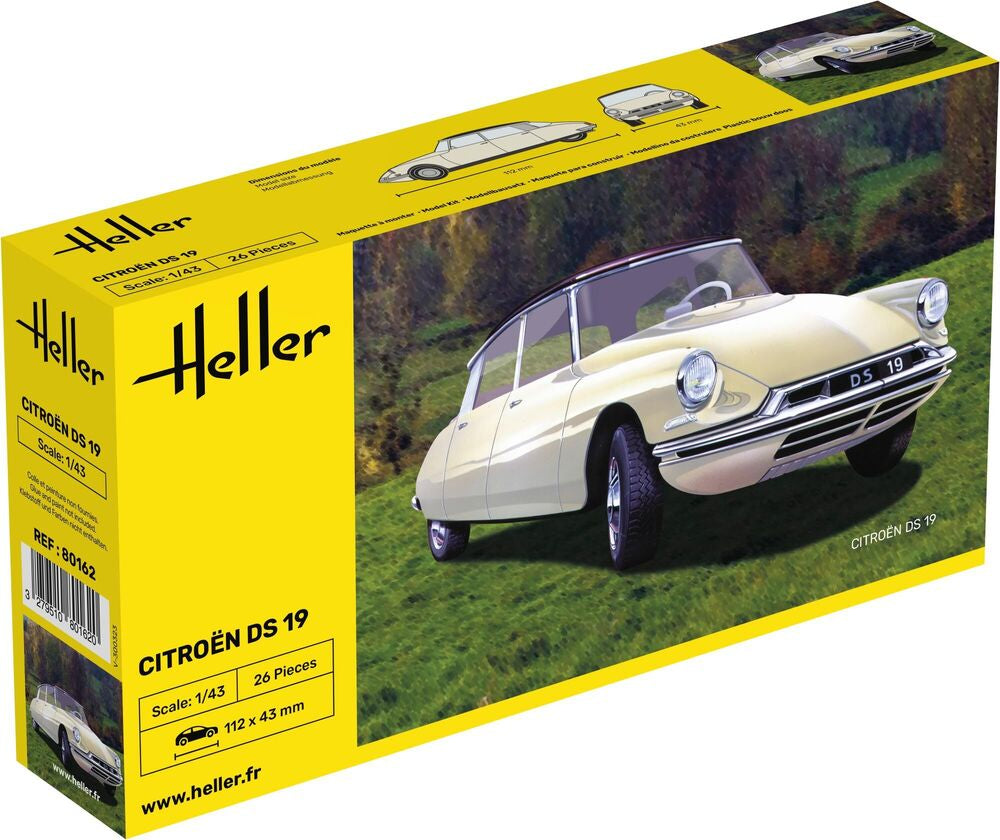 HELLER 80162 MAQUETTE CITROEN DS 19 1/43