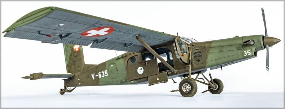 HELLER 30410 MAQUETTE PILATUS PC-6 B2/H2 TURBO PORTER 1/48