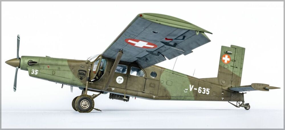 HELLER 30410 MAQUETTE PILATUS PC-6 B2/H2 TURBO PORTER 1/48
