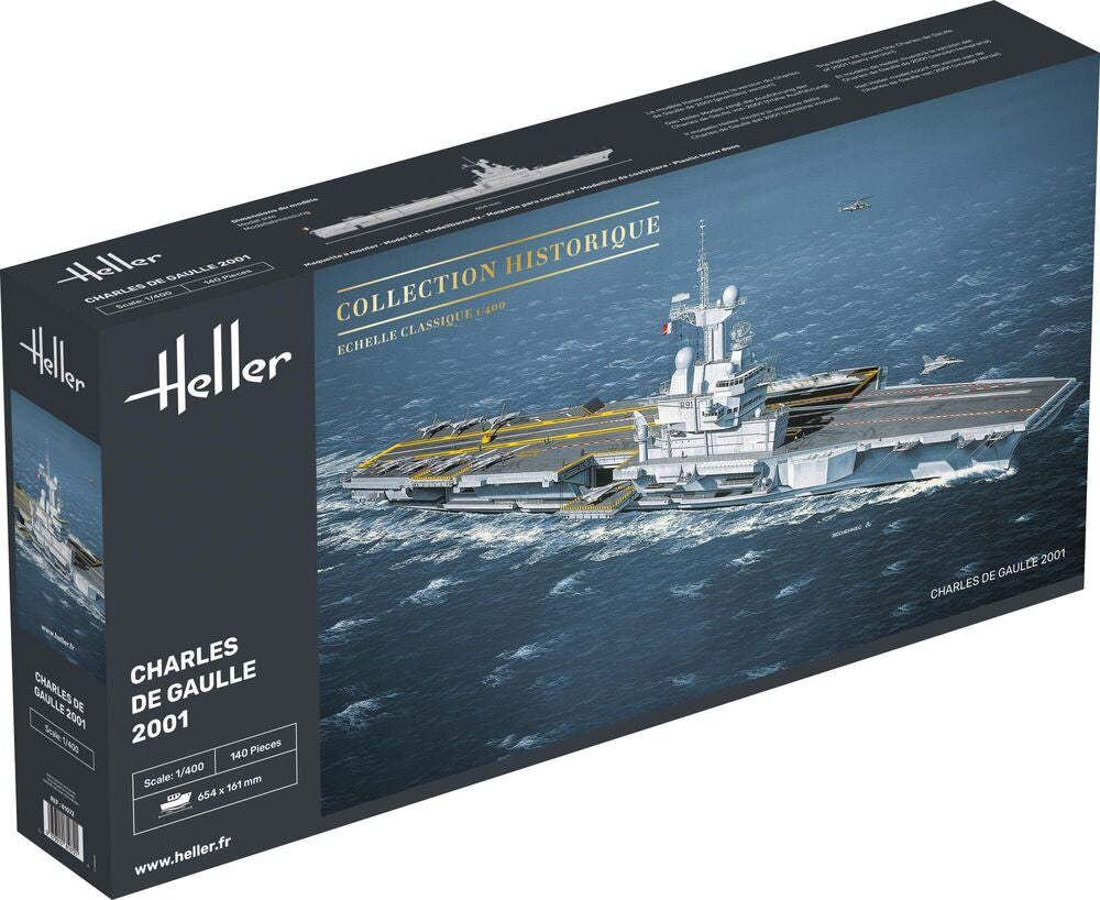 HELLER 81072 MAQUETTE CHARLES DE GAULLE 1/400