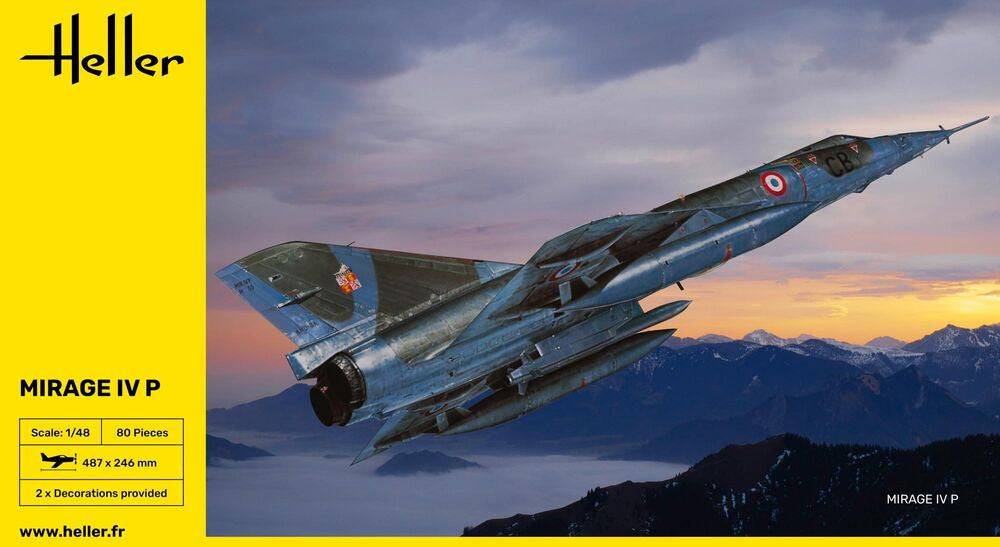 HELLER 80493 MAQUETTE MIRAGE IV P 1/48