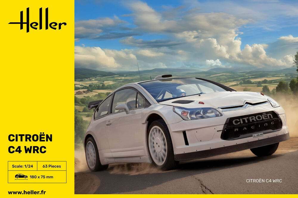 HELLER 80756 MAQUETTE CITROEN C4 WRC 1/24