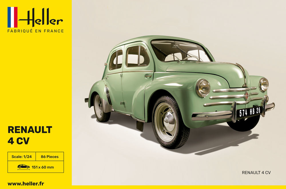 HELLER 80762 MAQUETTE RENAULT 4 CV 1/24