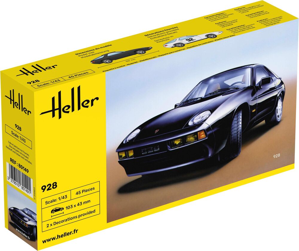 HELLER 80149 MAQUETTE 928 1/43