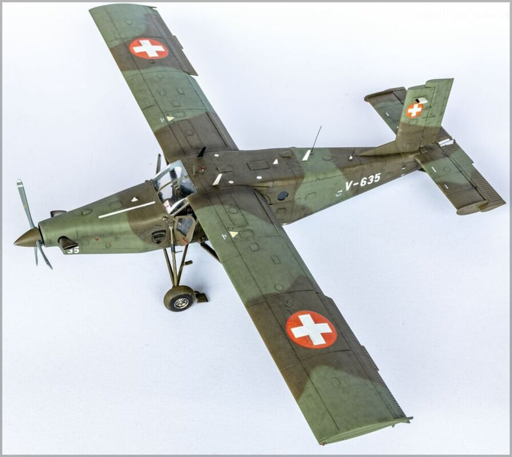 HELLER 30410 MAQUETTE PILATUS PC-6 B2/H2 TURBO PORTER 1/48