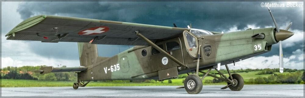 HELLER 30410 MAQUETTE PILATUS PC-6 B2/H2 TURBO PORTER 1/48