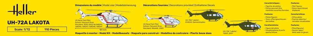 HELLER 80379 MAQUETTE UH-72A LAKOTA 1/72