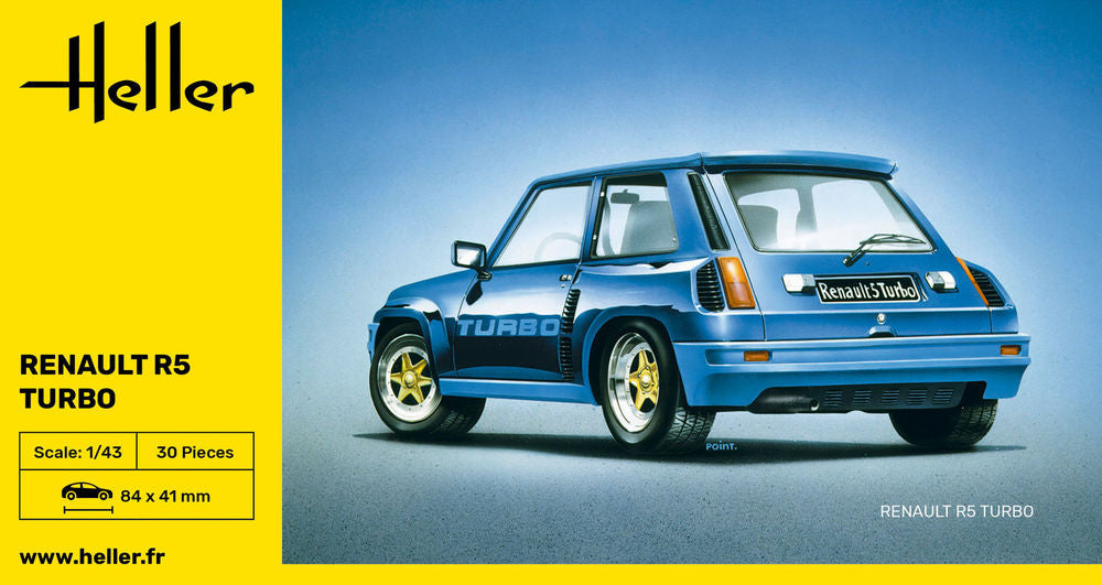 HELLER 80150 MAQUETTE RENAULT R5 TURBO 1/43