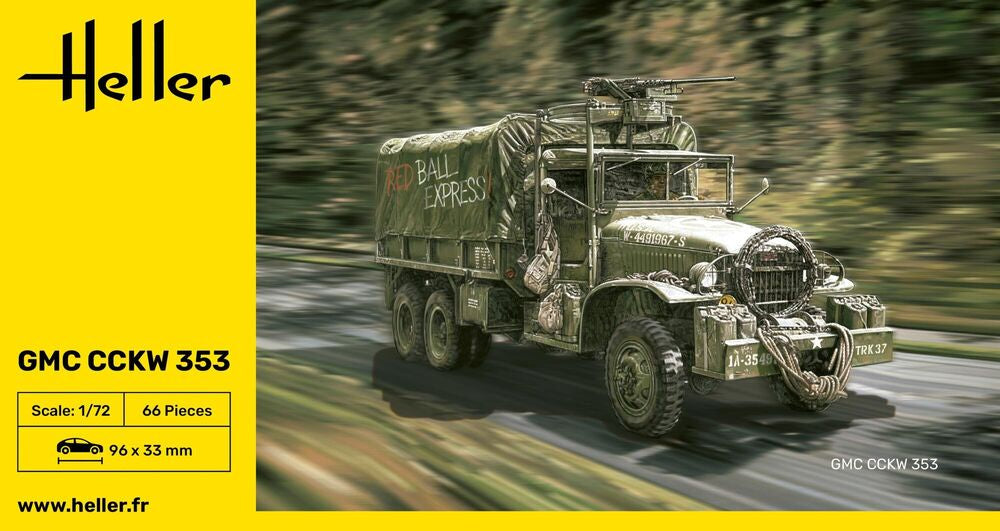 HELLER 79996 MAQUETTE GMC CCKW 353 1/72