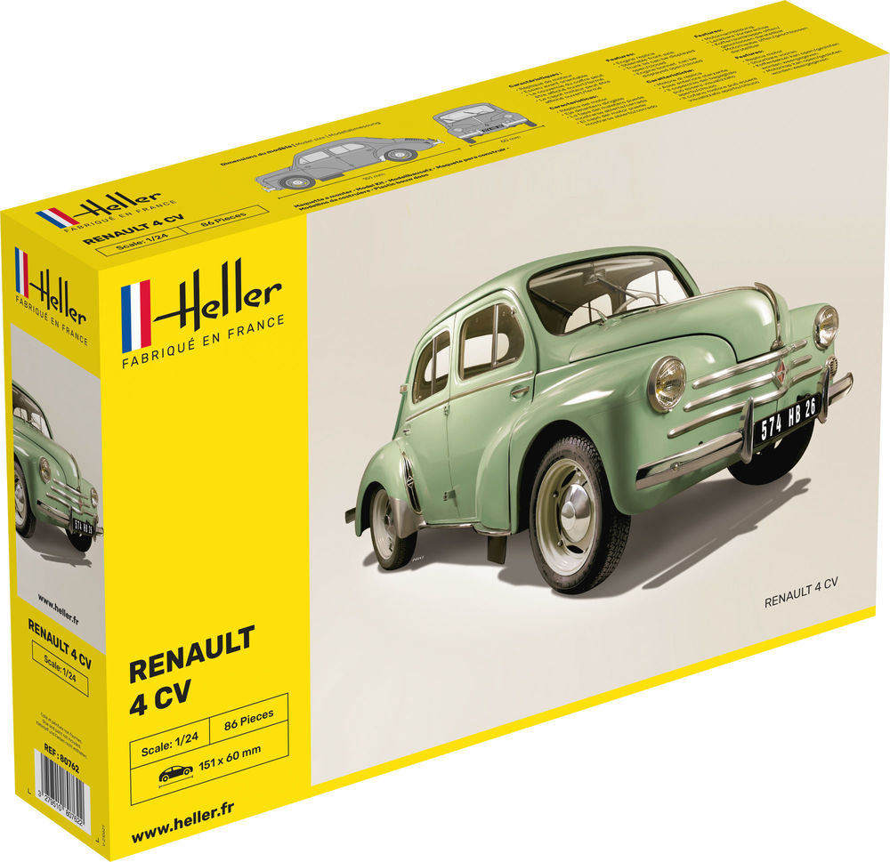 HELLER 80762 MAQUETTE RENAULT 4 CV 1/24
