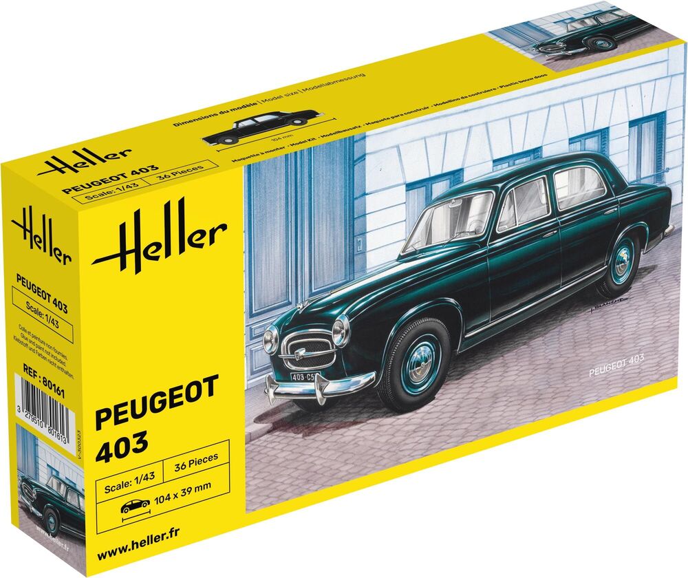 HELLER 80161 MAQUETTE PEUGEOT 403 1/43