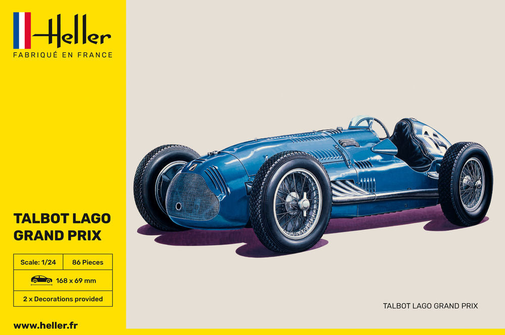HELLER 80721 MAQUETTE TALBOT LAGO GRAND PRIX 1/24