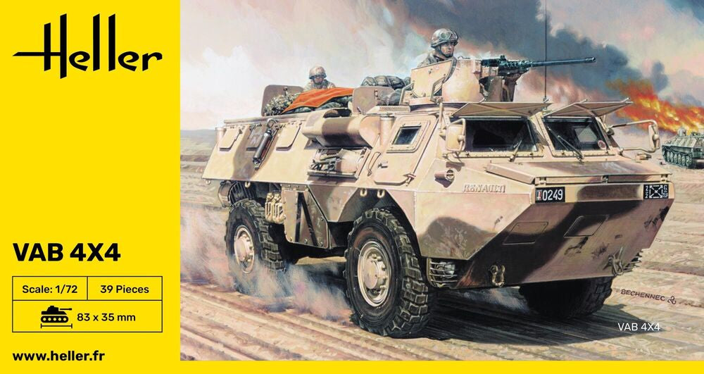 HELLER 79898 MAQUETTE VAB 4X4 1/72