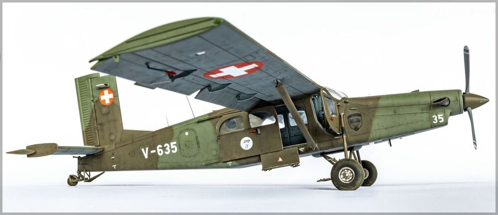 HELLER 30410 MAQUETTE PILATUS PC-6 B2/H2 TURBO PORTER 1/48