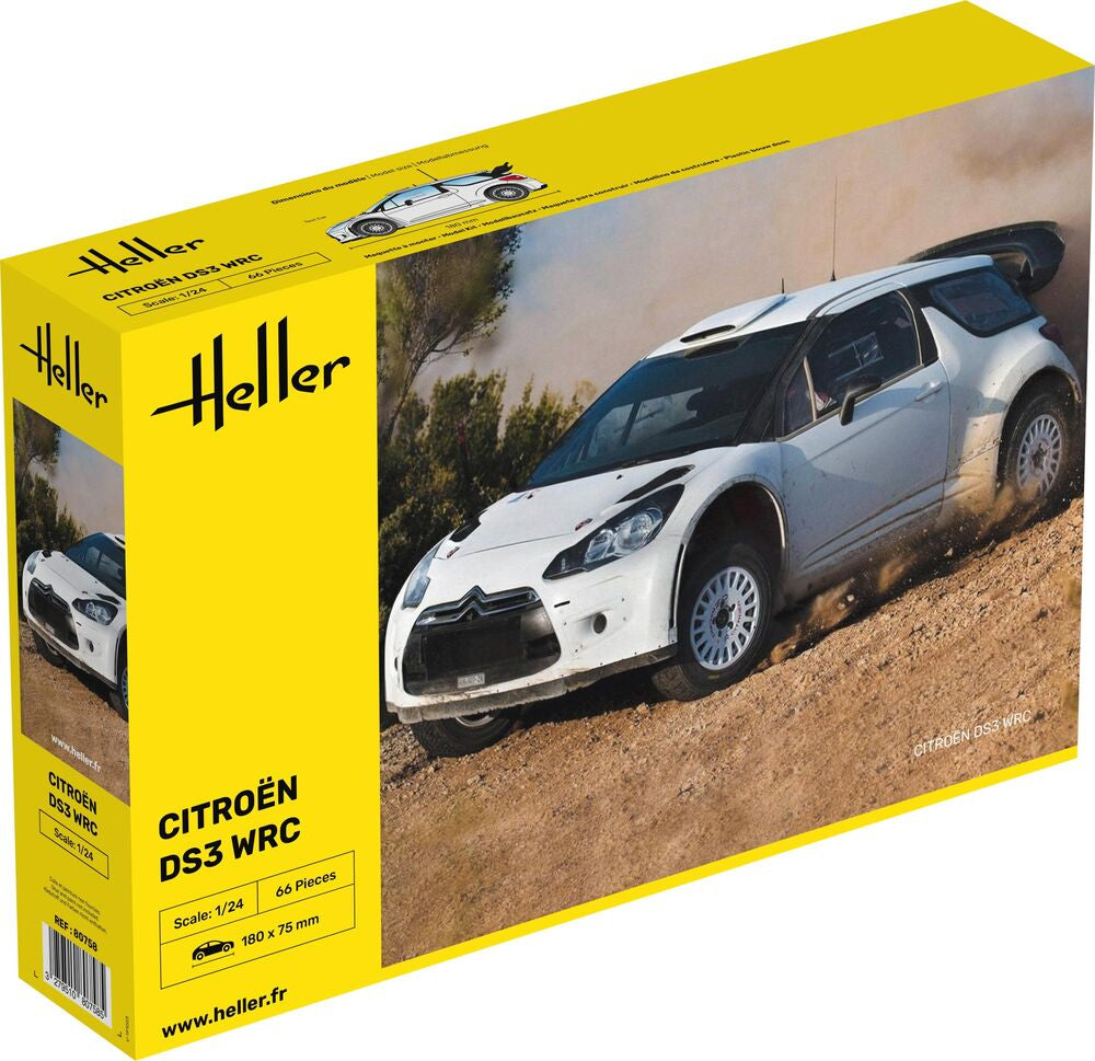 HELLER 80758 MAQUETTE CITROEN DS3 WRC 1/24