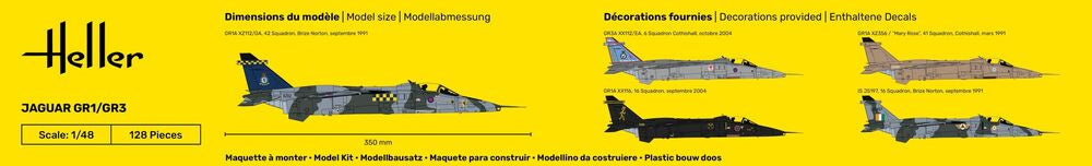 HELLER 80427 MAQUETTE JAGUAR GR1/GR3 1/48