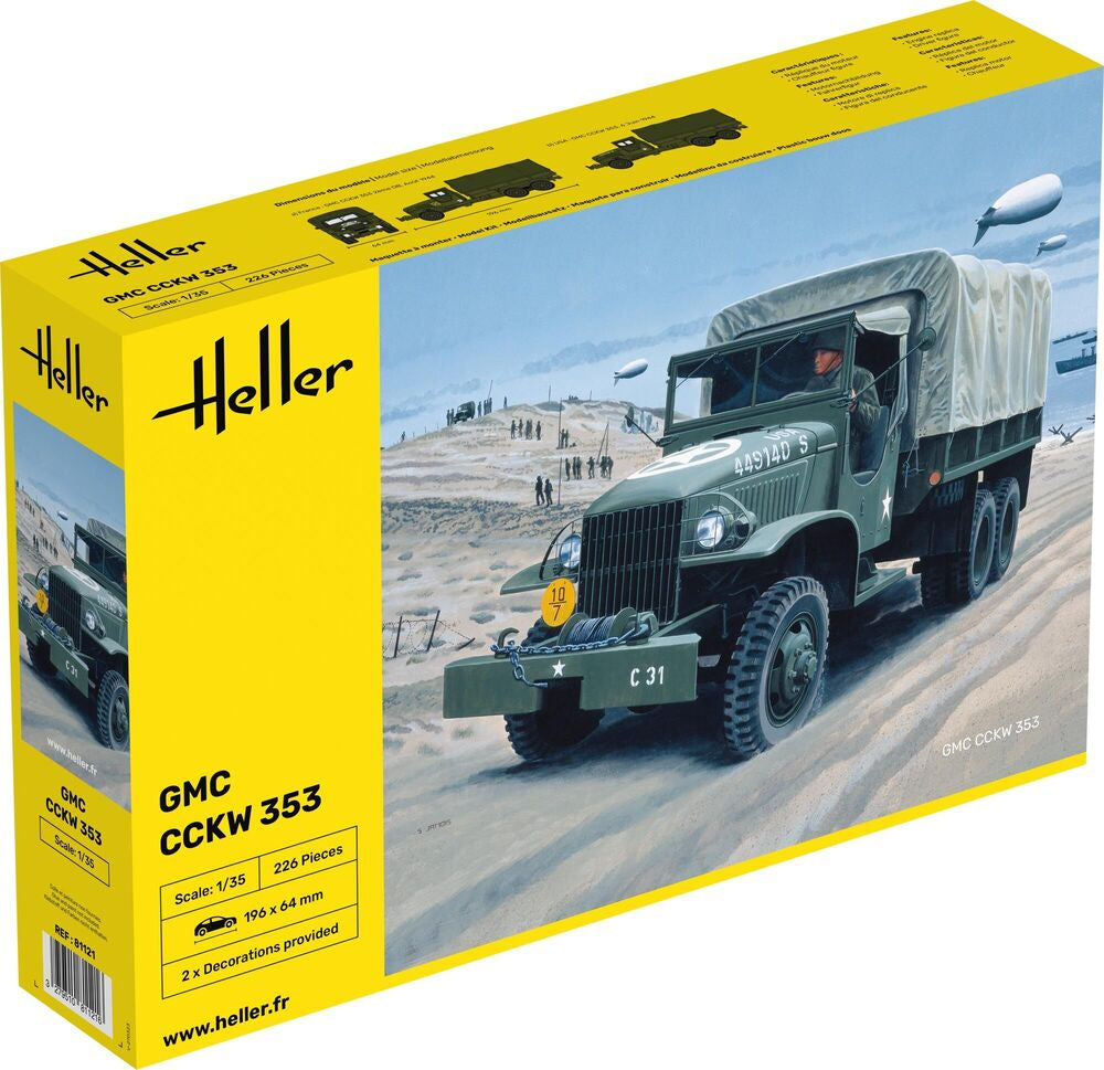 HELLER 81121 MAQUETTE GMC CCKW 353 1/35