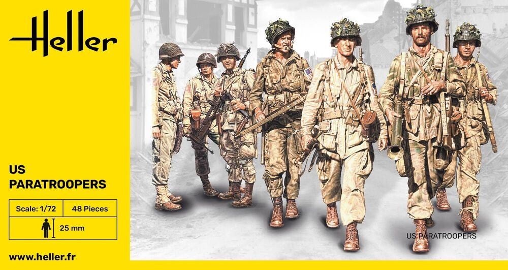 HELLER 49651 MAQUETTE US FALLSCHIRMJÄGER 1/72