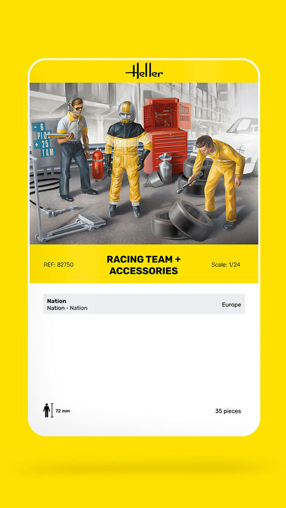 HELLER 82750 MAQUETTE RACING TEAM 1/24
