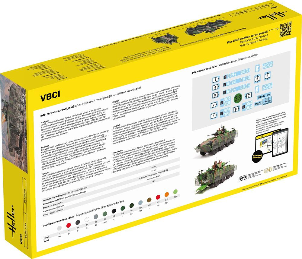 HELLER 81147 MAQUETTE VBCI 1/35