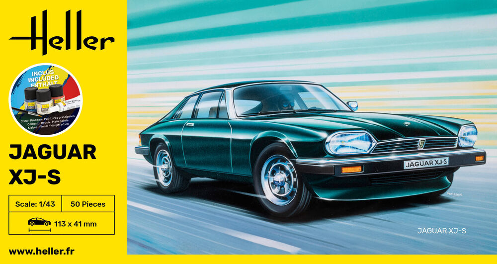 HELLER 56183 MAQUETTE STARTER KIT JAGUAR XJ-S 1/43