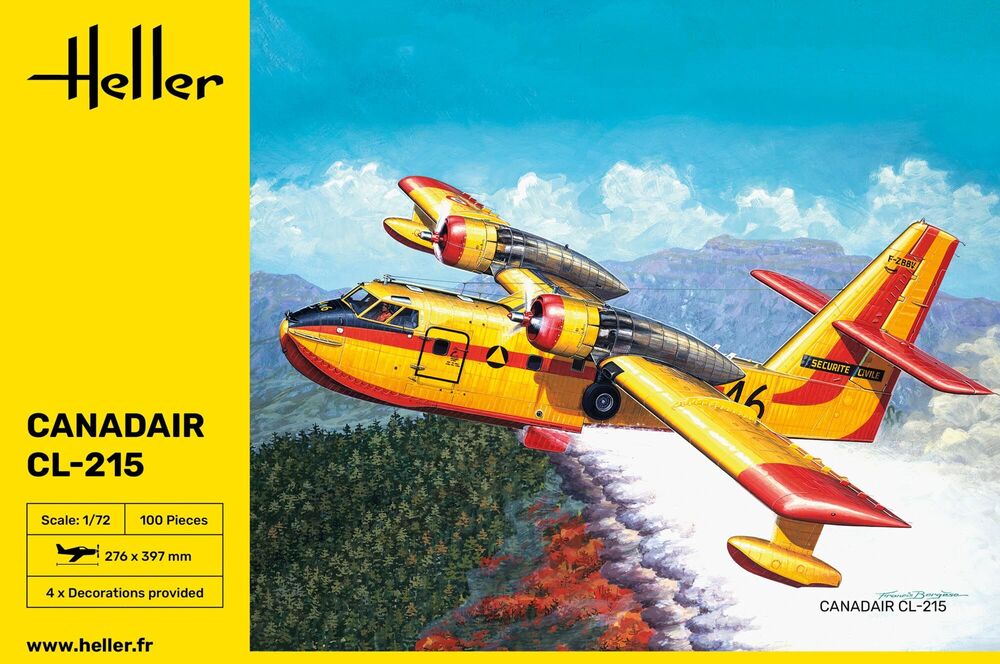 HELLER 80373 MAQUETTE CANADAIR CL-215 1/72