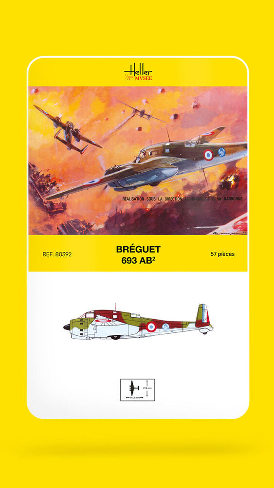 HELLER 80392 MAQUETTE BREGUET 693/2 - HELLER MUSEUM 1/72