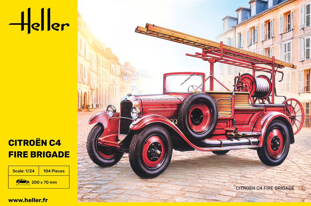 HELLER 80733 MAQUETTE CITROEN C4 FIRE BRIGADE 1/24