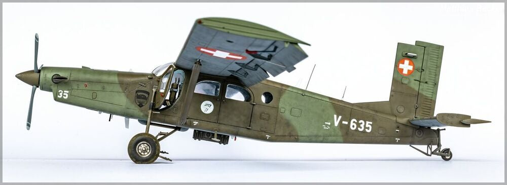 HELLER 30410 MAQUETTE PILATUS PC-6 B2/H2 TURBO PORTER 1/48