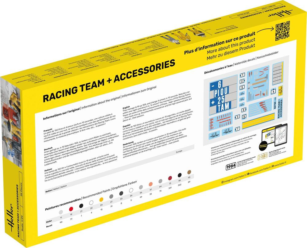 HELLER 82750 MAQUETTE RACING TEAM 1/24
