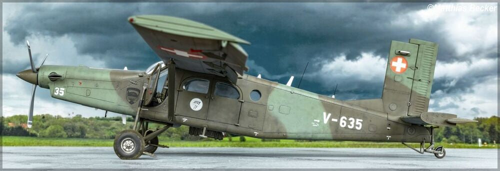 HELLER 30410 MAQUETTE PILATUS PC-6 B2/H2 TURBO PORTER 1/48