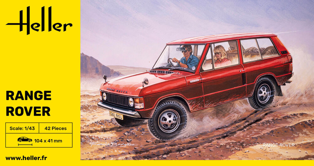 HELLER 80181 MAQUETTE RANGE ROVER 1/43