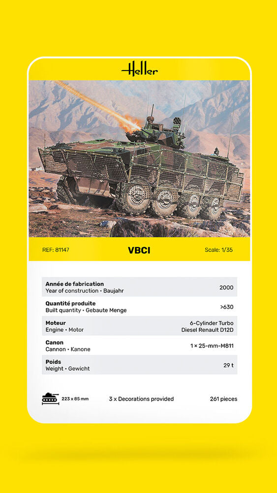 HELLER 81147 MAQUETTE VBCI 1/35