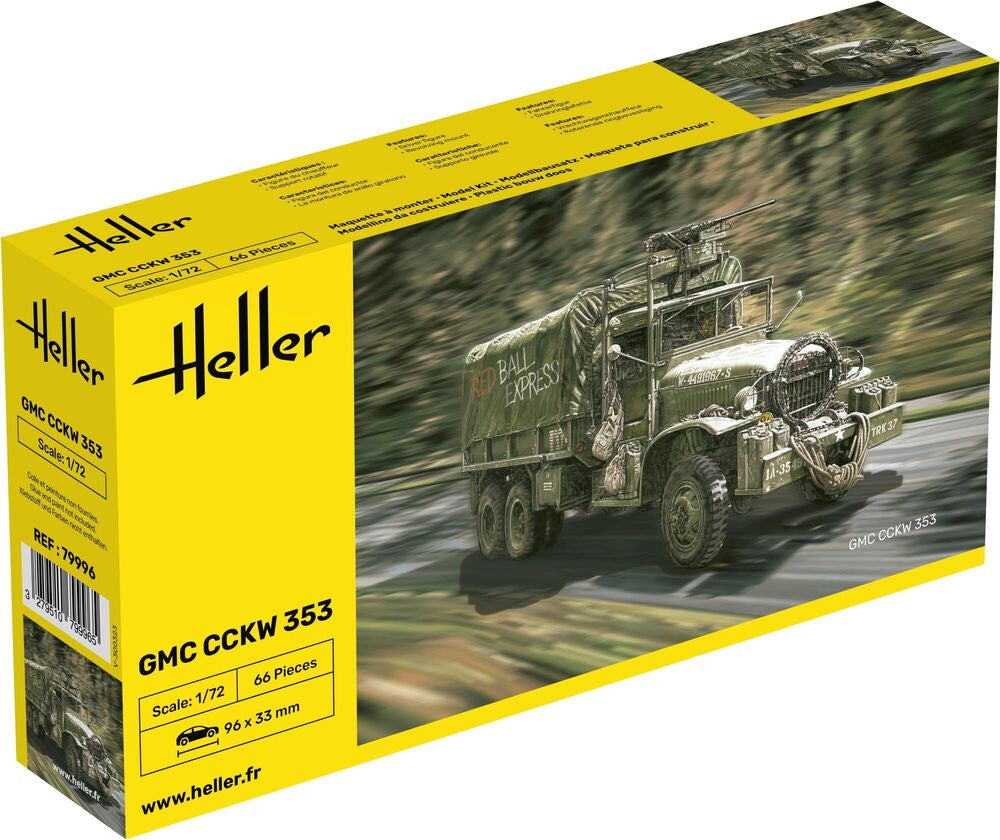 HELLER 79996 MAQUETTE GMC CCKW 353 1/72