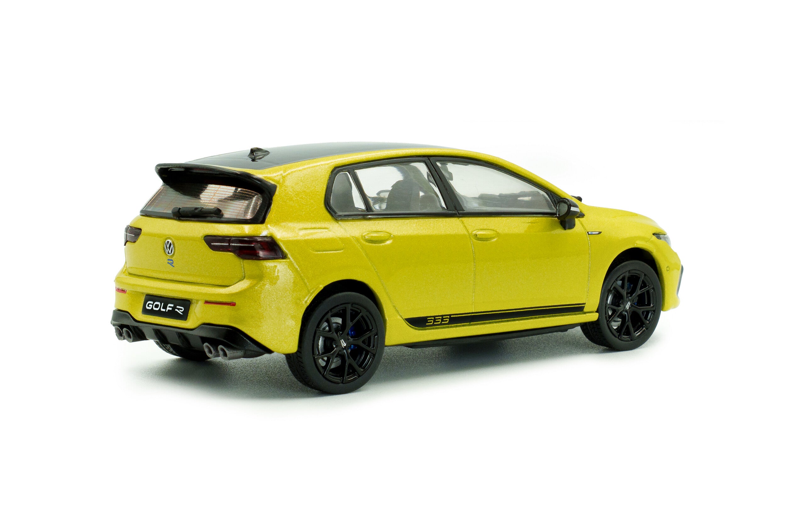SOLIDO 4311804 MINIATURE VOLKSWAGEN GOLF R 333 LIMITED EDITION LIME YELLOW 2023 1/43