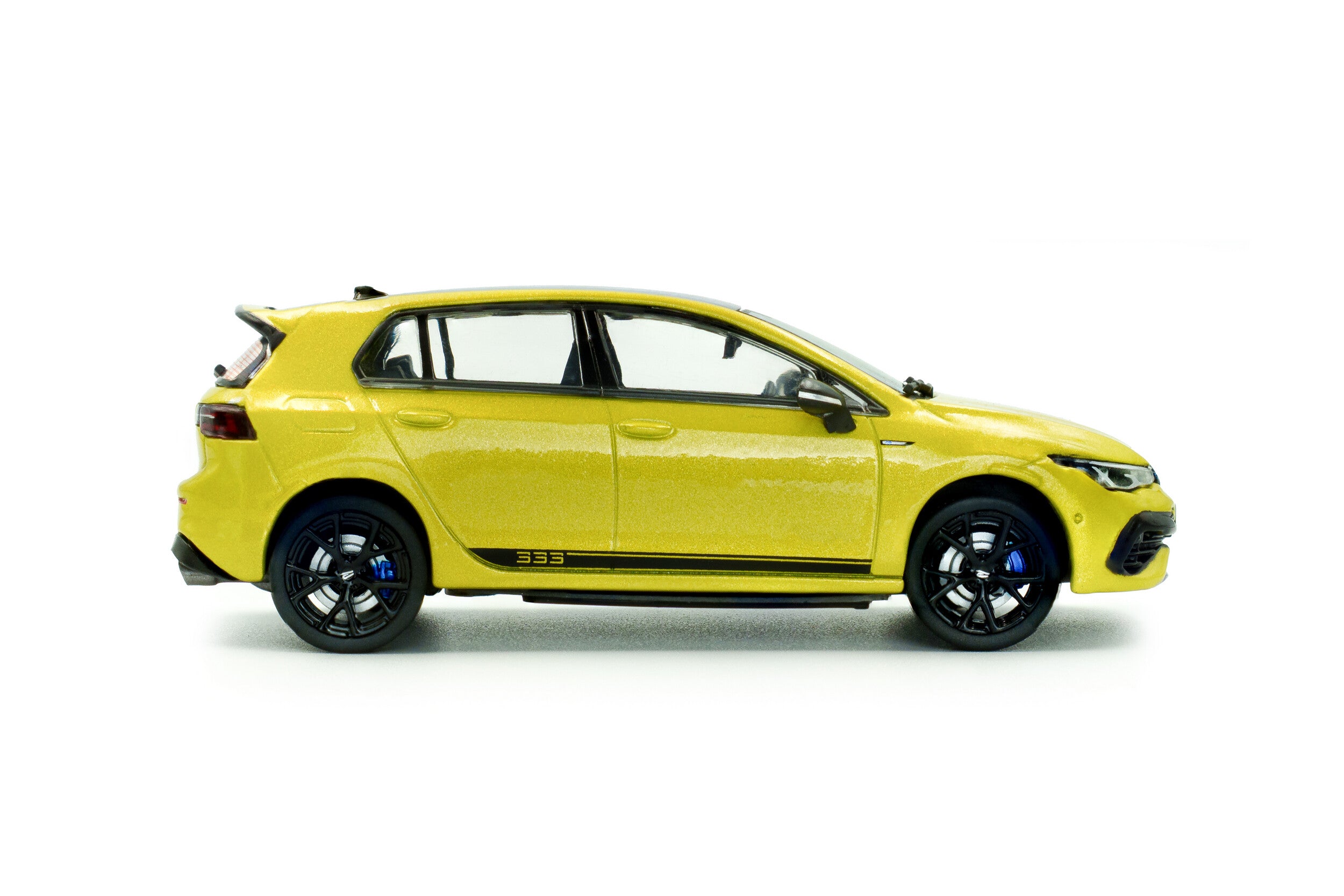 SOLIDO 4311804 MINIATURE VOLKSWAGEN GOLF R 333 LIMITED EDITION LIME YELLOW 2023 1/43