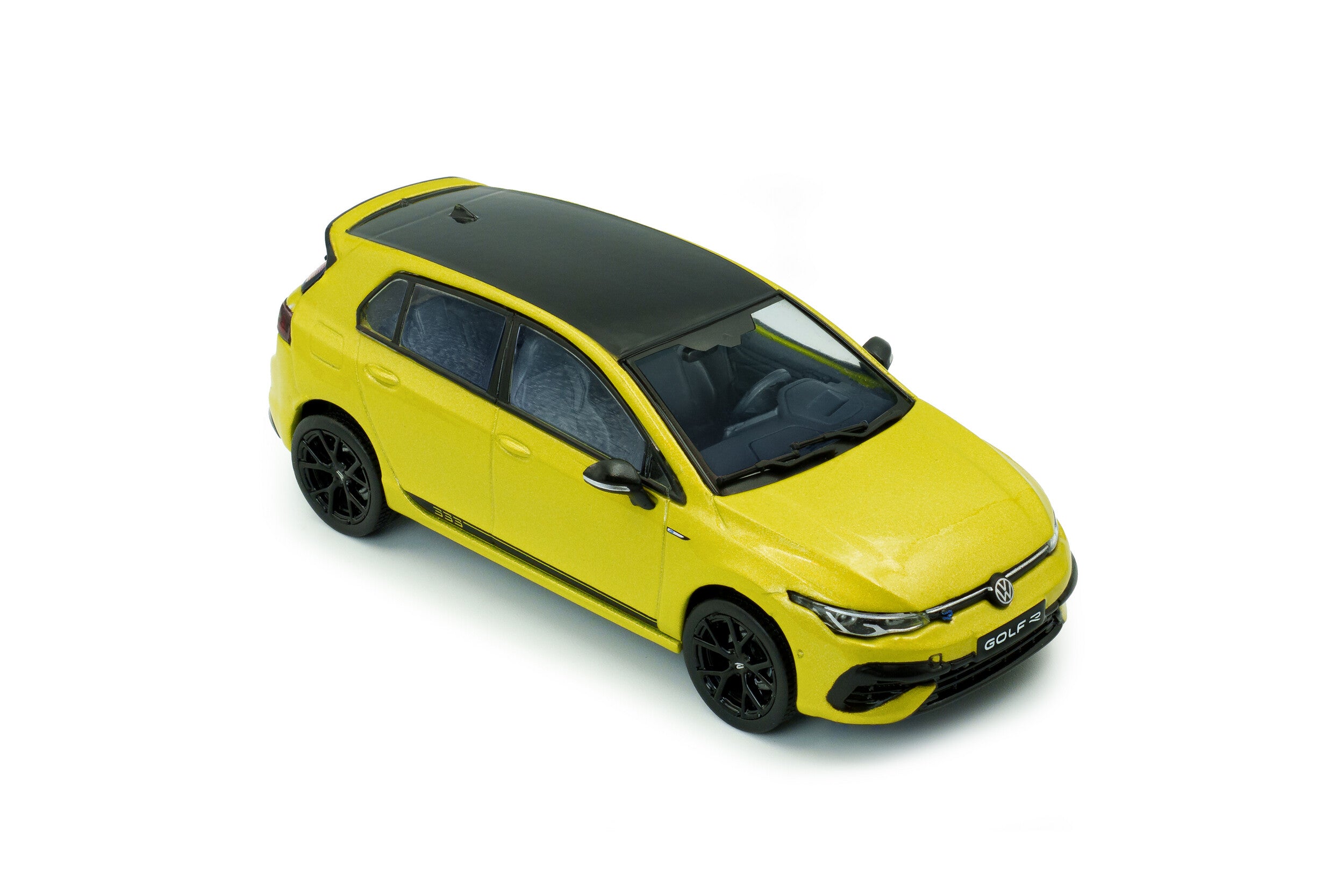 SOLIDO 4311804 MINIATURE VOLKSWAGEN GOLF R 333 LIMITED EDITION LIME YELLOW 2023 1/43